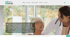 Desktop Screenshot of consorziosanlab.it